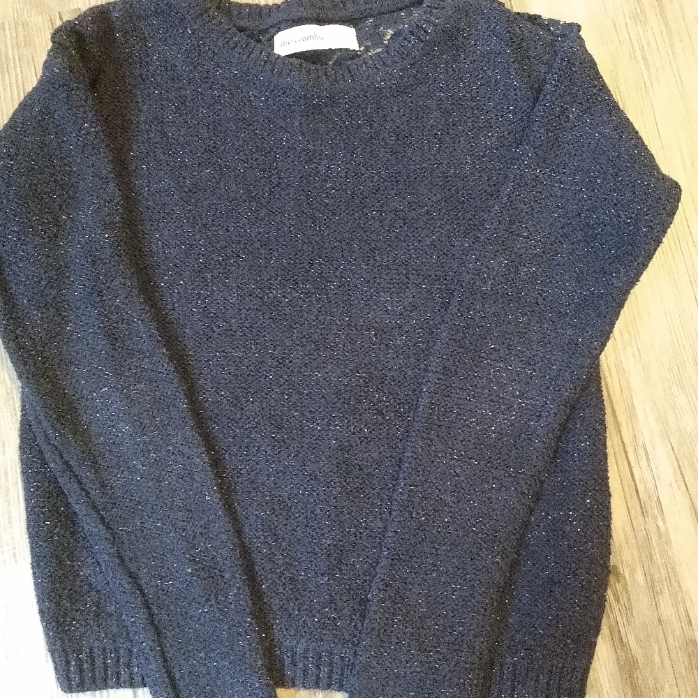 Abercrombie kids navy blue sweater size S